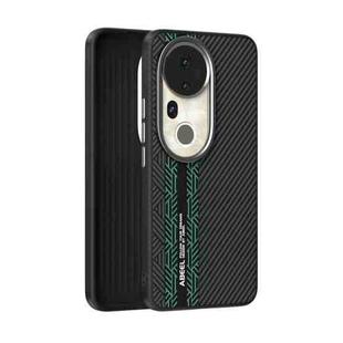 For vivo S20 Pro ABEEL 6D Micro Relief MagSafe Magnetic Phone Case(Green)