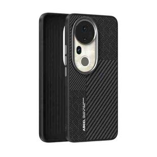For vivo S20 Pro ABEEL 6D Micro Relief MagSafe Magnetic Phone Case(Carbon Fiber Black)