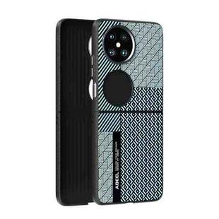 For Huawei Pocket 2 ABEEL 6D Micro Relief MagSafe Magnetic Phone Case(Carbon Fiber Blue)