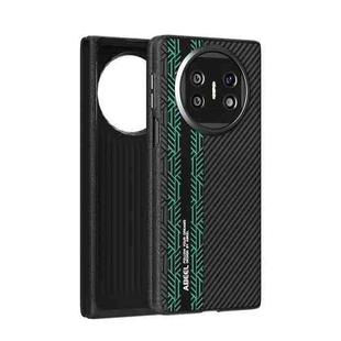 For Huawei Mate X5 / X3 ABEEL 6D Micro Relief MagSafe Magnetic Phone Case(Green)