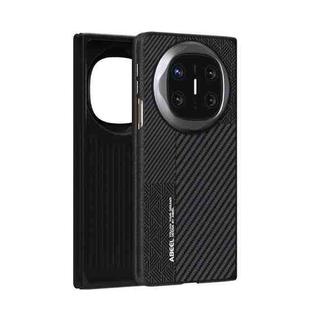 For Huawei Mate X6 ABEEL 6D Micro Relief MagSafe Magnetic Phone Case(Carbon Fiber Black)