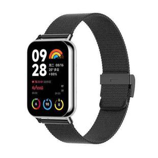 For Xiaomi Smart Band 9 Pro / 8 Pro Milan Buckle Metal Watch Band(Black)