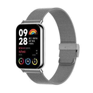 For Xiaomi Smart Band 9 Pro / 8 Pro Milan Buckle Metal Watch Band(Grey)