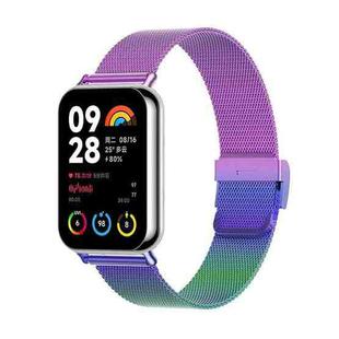 For Xiaomi Smart Band 9 Pro / 8 Pro Milan Buckle Metal Watch Band(Colorful)