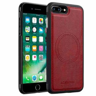 For iPhone SE 2022 / 2020 / 8 / 7 LC.IMEEKE Magsafe Phone Case(Red)