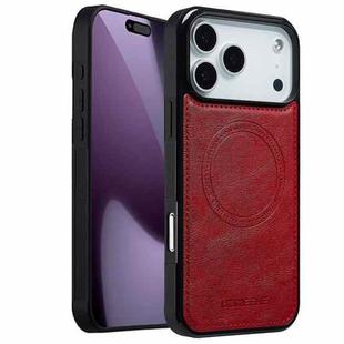 For iPhone 17 Pro LC.IMEEKE Magsafe Phone Case(Red)