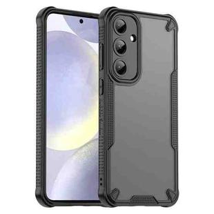 For Samsung Galaxy S24+ 5G Armor Glaze PC Hybrid TPU Phone Case(Black)