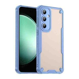 For Samsung Galaxy S24 FE 5G Armor Glaze PC Hybrid TPU Phone Case(Blue)