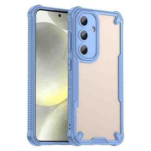 For Samsung Galaxy S24 5G Armor Glaze PC Hybrid TPU Phone Case(Blue)