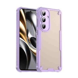 For Samsung Galaxy S25 FE 5G Armor Glaze PC Hybrid TPU Phone Case(Purple)