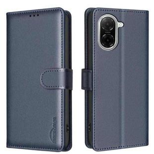 For Xiaomi Poco C71 Litchi Texture RFID Anti-theft Leather Phone Case(Blue)