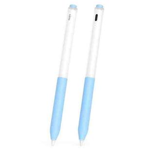 For Redmi Smart Pen Transparent Jelly Series Stylus Pen Silicone Protective Cover(Sky Blue)