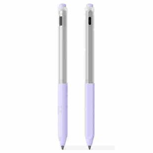 For Lenovo Gen3 Stylus Pen Jelly Series Stylus Pen Silicone Protective Cover(Lavender Purple)