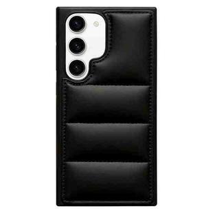 For Samsung Galaxy S23 5G Cotton Filling Eiderdown Airbag Phone Case(Black)