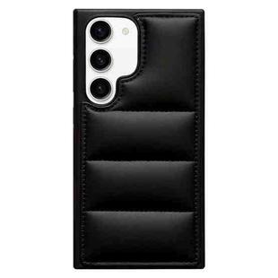 For Samsung Galaxy S22 5G Cotton Filling Eiderdown Airbag Phone Case(Black)