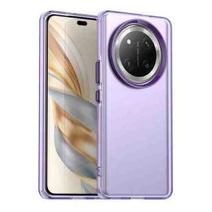 For Honor X60 Pro Candy PC Hybrid TPU Shockproof Phone Case(Purple)