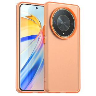 For Honor X50 Candy PC Hybrid TPU Shockproof Phone Case(Orange)