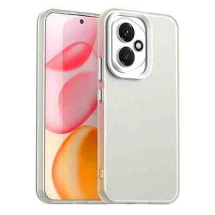 For Honor 400 Global 156.5mm Candy PC Hybrid TPU Shockproof Phone Case(White)