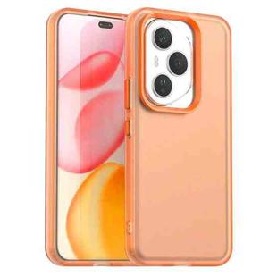 For Honor 400 Pro Global 160.8mm Candy PC Hybrid TPU Shockproof Phone Case(Orange)