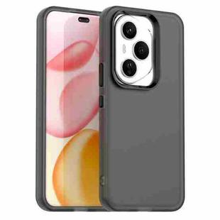 For Honor 400 Pro Global 160.8mm Candy PC Hybrid TPU Shockproof Phone Case(Black)