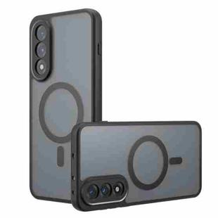 For OnePlus Ace 5 Ultra / Nord 5 Armor MagSafe PC Hybrid TPU Phone Case(Frosted Black)