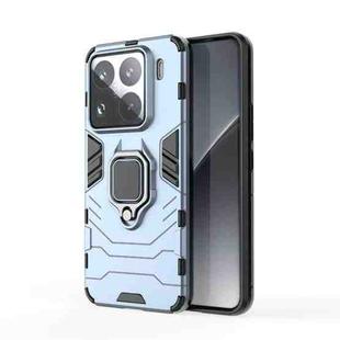 For Xiaomi 15 Pro Shockproof PC + TPU Holder Phone Case(Navy Blue)