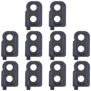 For Samsung Galaxy Z Flip SM-F700F 10pcs Rear Camera Lens Cover(Black)