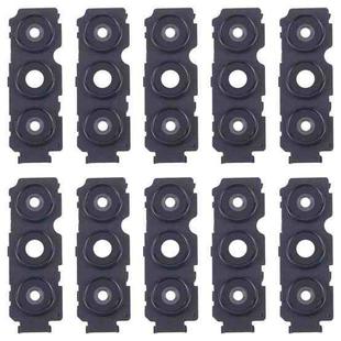 For Samsung Galaxy A04s SM-A047F 10pcs Rear Camera Lens Cover(Black)