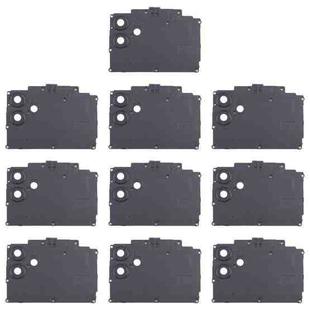 For Samsung Galaxy F04 SM-E045F 10pcs Rear Camera Lens Cover(Black)