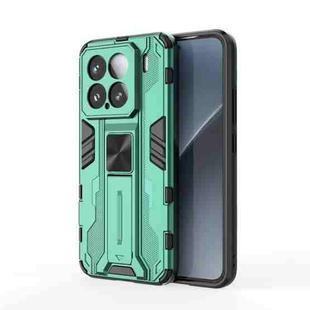 For Xiaomi 15 5G Supersonic PC + TPU Holder Phone Case(Green)