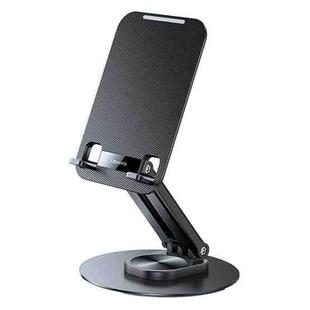 USAMS ZJ080 360 Degree Rotating Desktop Tablet Phone Holder(Black)