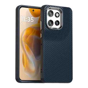 For Motorola Moto S50 5G Carbon Fiber Series IMD Phone Case(Blue)