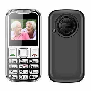 W26 Elder Keypad Phone, 2.2 inch, 6800mAh, 21 Keys, SOS, FM, Dual SIM, GSM, Plug:US Plug(Black)