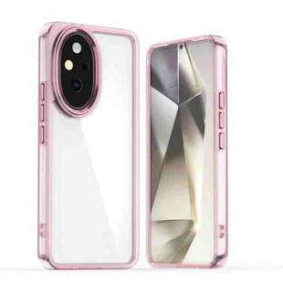 For Honor 200 Pro Shine High Transparency Acrylic Phone Case(Pink)