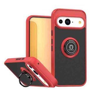 For Google Pixel 10 / 10 Pro Q Shadow 1 Series TPU + PC Phone Case with Ring(Red)