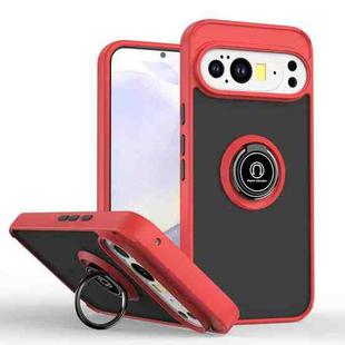 For Google Pixel 10 Pro XL Q Shadow 1 Series TPU + PC Phone Case with Ring(Red)