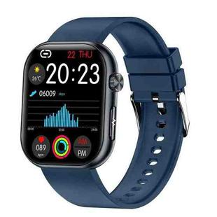 ET587 1.95 inch AMOLED Screen Smart Watch, ECG Electrocardiogram/Blood Sugar Monitoring(Blue)