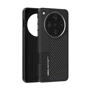 For OPPO Find X8 Pro ABEEL 6D Micro Relief MagSafe Magnetic Phone Case(Carbon Fiber Black)