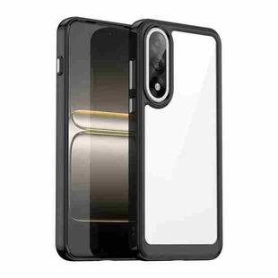 For OnePlus Ace 5 Ultra Colorful Series Acrylic Hybrid TPU Phone Case(Black)
