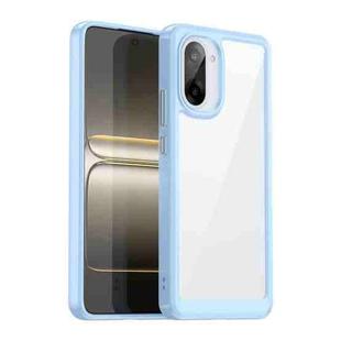 For OnePlus Ace 5 Racing Colorful Series Acrylic Hybrid TPU Phone Case(Blue)