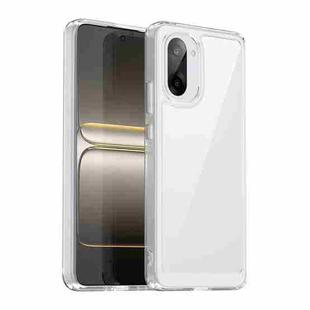 For OnePlus Ace 5 Racing Colorful Series Acrylic Hybrid TPU Phone Case(Transparent)