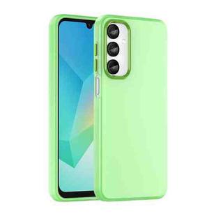 For Samsung Galaxy A16 4G Frosted Translucent TPU Hybrid PC Full Coverage Phone Case(Green)
