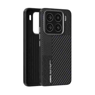 For Xiaomi 15 ABEEL 6D Micro Relief MagSafe Magnetic Phone Case(Carbon Fiber Black)