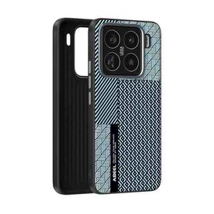 For Xiaomi 15 Pro ABEEL 6D Micro Relief MagSafe Magnetic Phone Case(Carbon Fiber Blue)