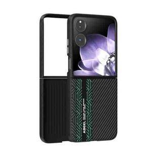 For Xiaomi Mix Flip ABEEL 6D Micro Relief MagSafe Magnetic Phone Case(Green)