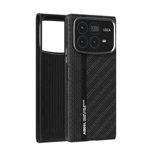 For Xiaomi Mix Fold 4 ABEEL 6D Micro Relief MagSafe Magnetic Phone Case(Black)