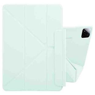 For Xiaomi Pad 7 / 7 Pro Fixed Buckle Magnetic Deformation Leather Tablet Case(Baby Green)