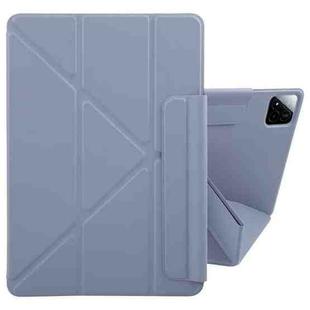 For Xiaomi Pad 7 / 7 Pro Fixed Buckle Magnetic Deformation Leather Tablet Case(Lavender Purple)