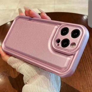 For iPhone 13 Pro Leather Texture TPU Phone Case(Pink)