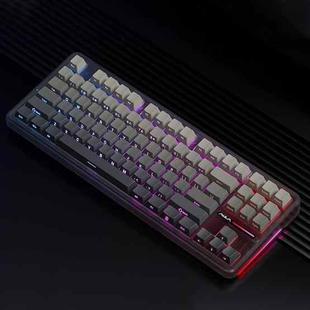 AULA F87 Pro 87 Keys Wired/2.4G/Bluetooth Three Model Customized RGB Mechanical Keyboard(Ash Wood Shaft V4)